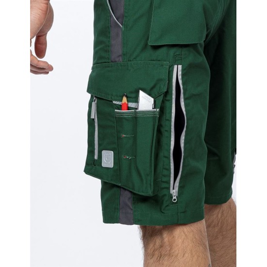 Pantaloni scurti stretch, Urban Plus, tercot, 270g/mp, verde Pantaloni scurti stretch, Urban Plus, tercot, 270g/mp, verde