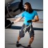 Pantaloni scurti stretch, Urban Plus, tercot, 270g/mp, gri inchis