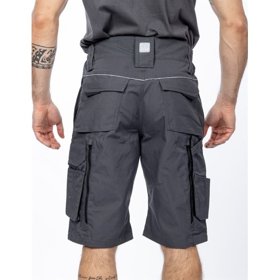 Pantaloni scurti stretch, Urban Plus, tercot, 270g/mp, gri inchis Pantaloni scurti stretch, Urban Plus, tercot, 270g/mp, gri inchis