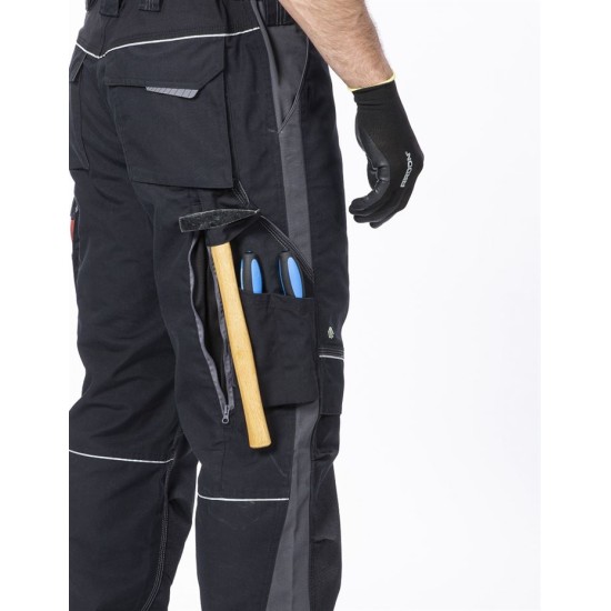 Pantaloni de lucru premium Urban Plus, tercot 270g/m2, Negru Pantaloni de lucru premium Urban Plus, tercot 270g/m2, Negru