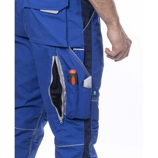 Pantaloni de lucru premium Urban Plus, tercot 270g/m2, Albastru Pantaloni de lucru premium Urban Plus, tercot 270g/m2, Albastru