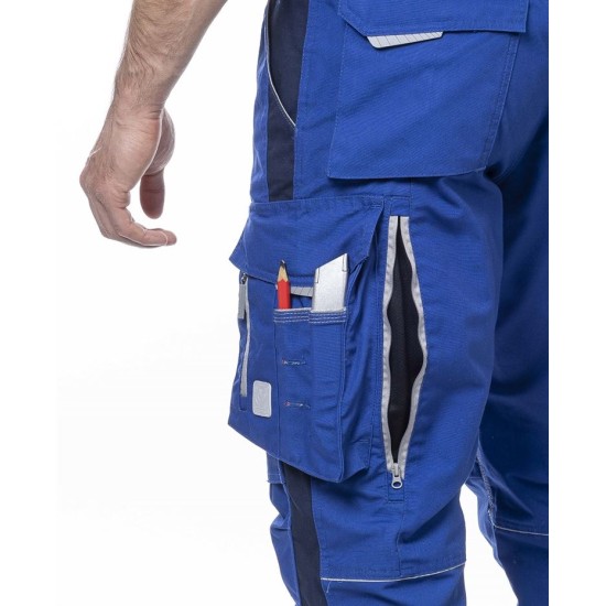 Pantaloni de lucru premium Urban Plus, tercot 270g/m2, Albastru Pantaloni de lucru premium Urban Plus, tercot 270g/m2, Albastru