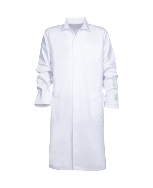 Halat bumbac pentru barbati, 190g/m2 alb