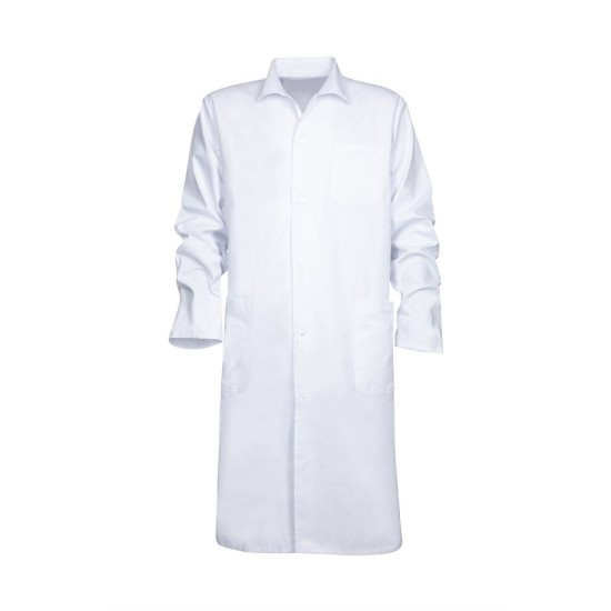 Halat bumbac pentru barbati, 190g/m2 alb