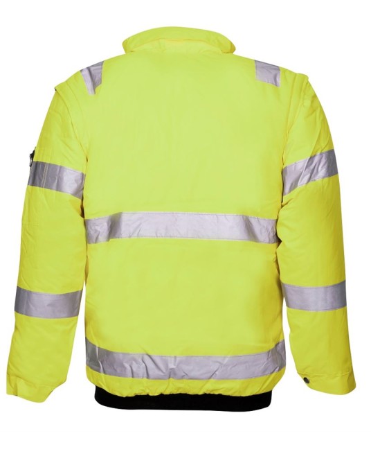 Jacheta HiVis Howard 2-in-1, galben