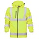 Jacheta softshell HiVis REF501, 3-in-1, galben