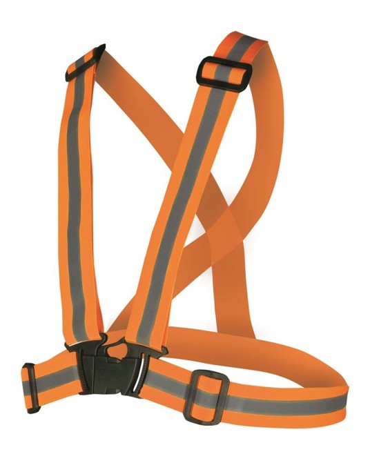 Bretele elastice reflectorizante latime 40cm, portocaliu