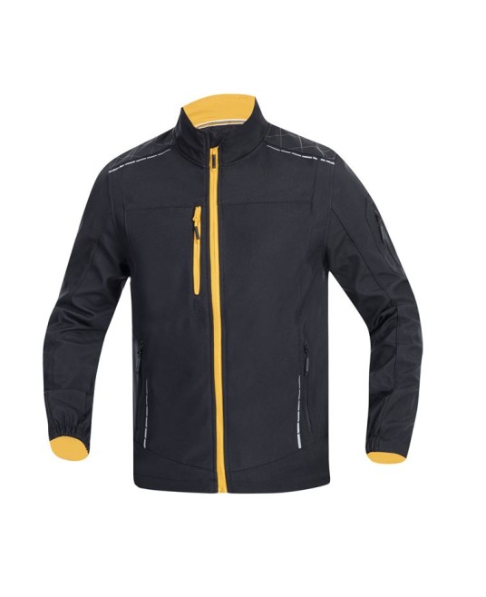 Jacheta softshell Vision, stretch, 258g/mp, negru