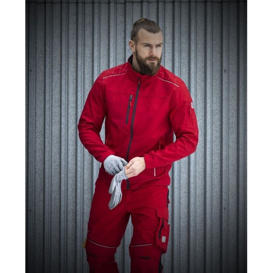 Jacheta softshell Vision, stretch, 258g/mp, rosu Jacheta softshell Vision, stretch, 258g/mp, rosu