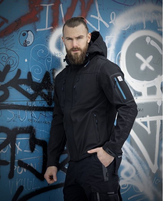 Jacheta softshell premium 4Tech, negru