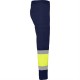 Pantaloni subtiri cu dungi reflectorizante, 200g/m2 Galben si bleumarin Pantaloni subtiri cu dungi reflectorizante, 200g/m2 Galben si bleumarin