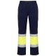 Pantaloni HiVis cu dungi reflectorizante - Bleumarin/galben Pantaloni HiVis cu dungi reflectorizante - Bleumarin/galben