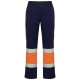 Pantaloni HiVis cu dungi reflectorizante, Daily Bleumarin/portocaliu Pantaloni HiVis cu dungi reflectorizante, Daily Bleumarin/portocaliu