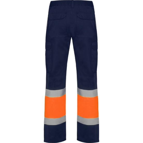 Pantaloni HiVis cu dungi reflectorizante, Daily Bleumarin/portocaliu Pantaloni HiVis cu dungi reflectorizante, Daily Bleumarin/portocaliu