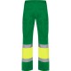 Pantaloni HiVis cu dungi reflectorizante, Daily Verde/galben Pantaloni HiVis cu dungi reflectorizante, Daily Verde/galben