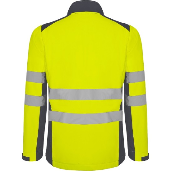 Jacheta HiVis softshell - Galben / gri inchis Jacheta HiVis softshell - Galben / gri inchis