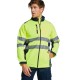 Jacheta HiVis softshell - Galben / gri inchis Jacheta HiVis softshell - Galben / gri inchis