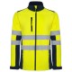 Jacheta HiVis softshell - Galben/bleumarin Jacheta HiVis softshell - Galben/bleumarin