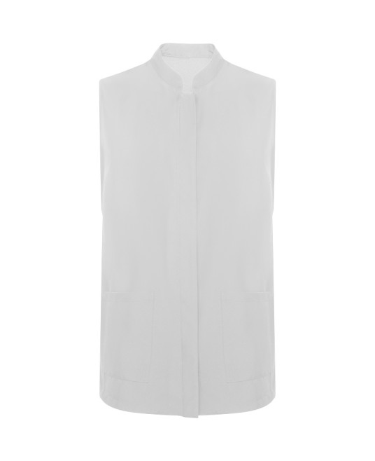 Halat fara maneci femei, alb