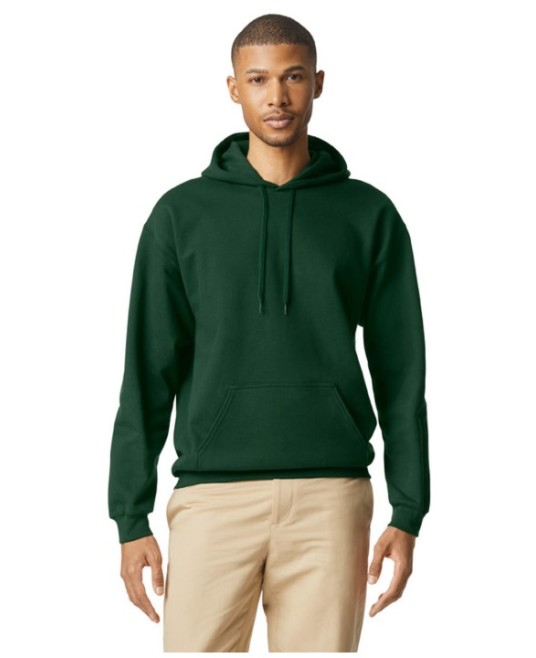 Hanorac cu gluga Gildan, 285g/m2, verde inchis