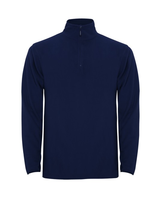 Fleece unisex cu fermoar scurt, 155 g/m2, bleumarin