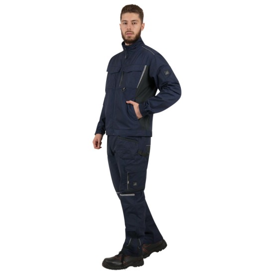 Jacheta de lucru subtire Drift, ripstop foarte rezistent, 200g/mp, bleumarin Jacheta de lucru subtire Drift, ripstop foarte rezistent, 200g/mp, bleumarin