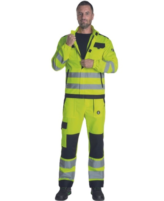 Jacheta HiVis tercot 250g/m2, galben