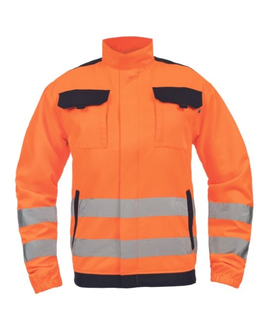 Jacheta HiVis tercot 250g/m2, portocaliu