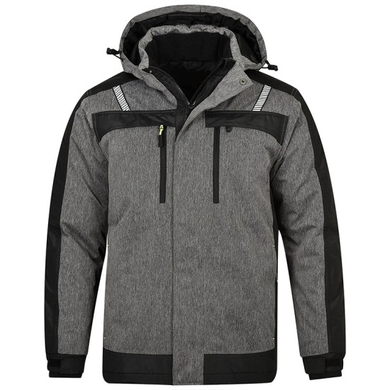 Jacheta de iarna premium, membrana TPU, gri Jacheta de iarna premium, membrana TPU, gri