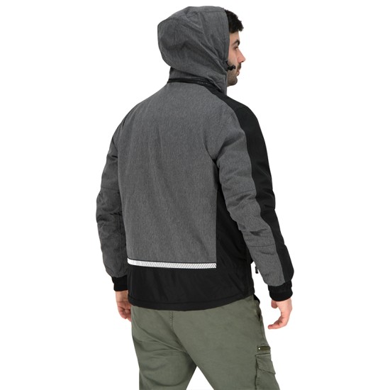 Jacheta de iarna premium, membrana TPU, gri Jacheta de iarna premium, membrana TPU, gri