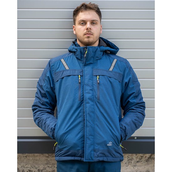 Jacheta de iarna premium, membrana TPU, bleumarin Jacheta de iarna premium, membrana TPU, bleumarin