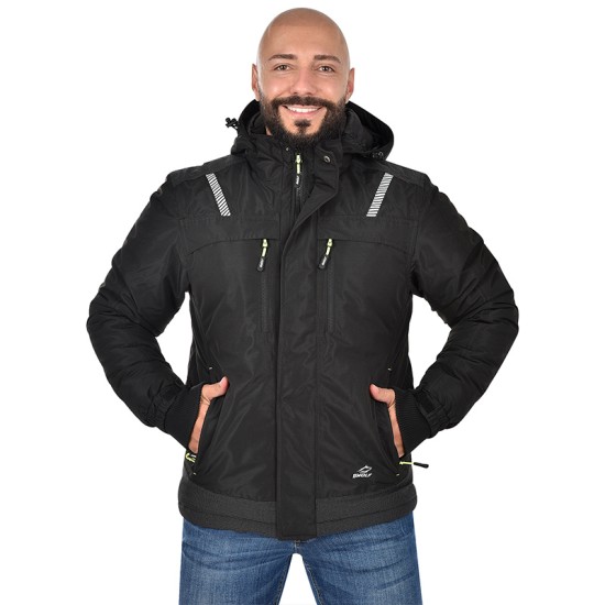 Jacheta de iarna premium, membrana TPU, negru Jacheta de iarna premium, membrana TPU, negru