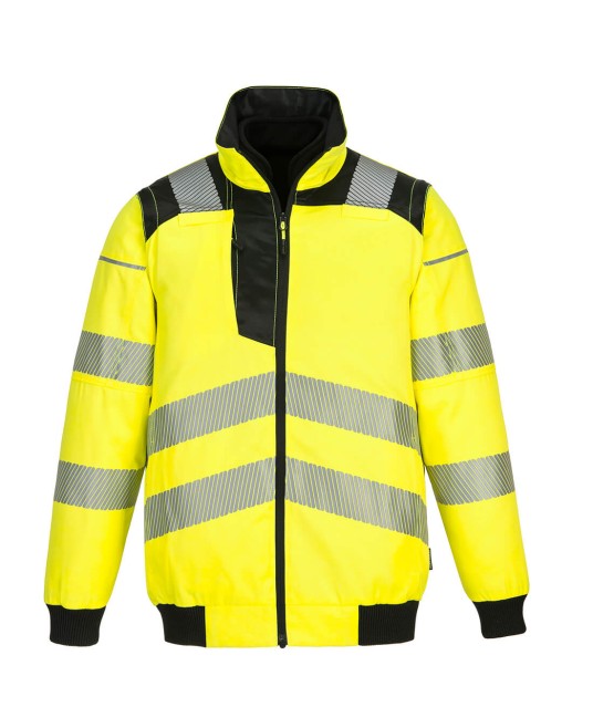 Jacheta reflectorizanta Pilot de iarna Hi-Vis 3-in-1 [PW302], Galben/Negru