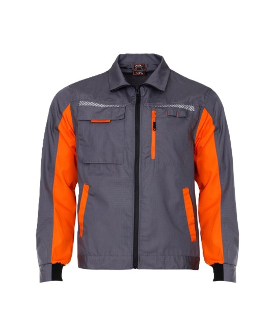 Jacheta de lucru subtire ripstop Royal, 190g/m2, gri-portocaliu