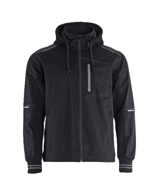 Jacheta de lucru 4stretch elastica, negru-gri