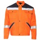 Jacheta HiVis dungi reflectorizante Colins, tercot 240g/m2, portocaliu neon Jacheta HiVis dungi reflectorizante Colins, tercot 240g/m2, portocaliu neon