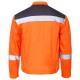 Jacheta HiVis dungi reflectorizante Colins, tercot 240g/m2, portocaliu neon Jacheta HiVis dungi reflectorizante Colins, tercot 240g/m2, portocaliu neon