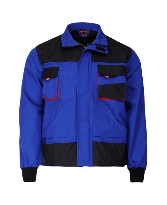 Jacheta de lucru rezistenta la uzura Kastori, tercot 260g/m2, albastru negru