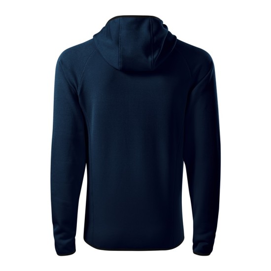 Jacheta fleece barbati cu gluga, Bleumarin Jacheta fleece barbati cu gluga, Bleumarin