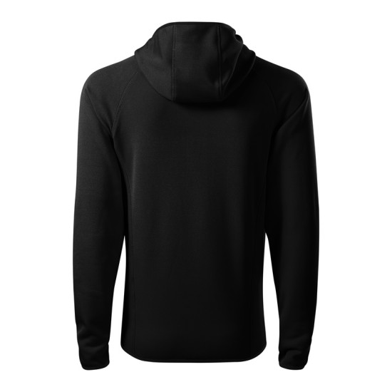 Jacheta fleece barbati cu gluga, Negru Jacheta fleece barbati cu gluga, Negru