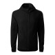 Jacheta fleece barbati cu gluga, Negru Jacheta fleece barbati cu gluga, Negru