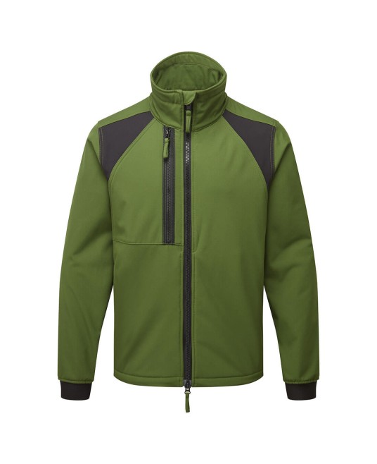 Jacheta softshell 2 straturi, 280g/m2 WX2 Verde masliniu