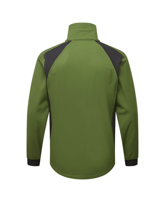 Jacheta softshell 2 straturi, 280g/m2 WX2 Verde masliniu