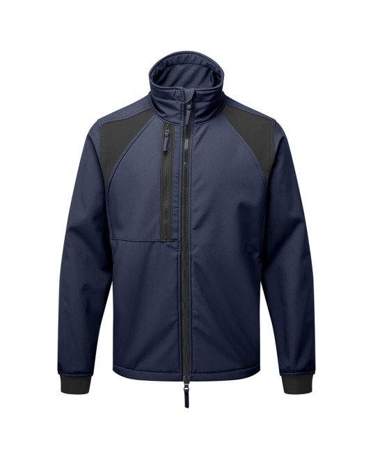 Jacheta softshell 2 straturi, 280g/m2 WX2 bleumarin
