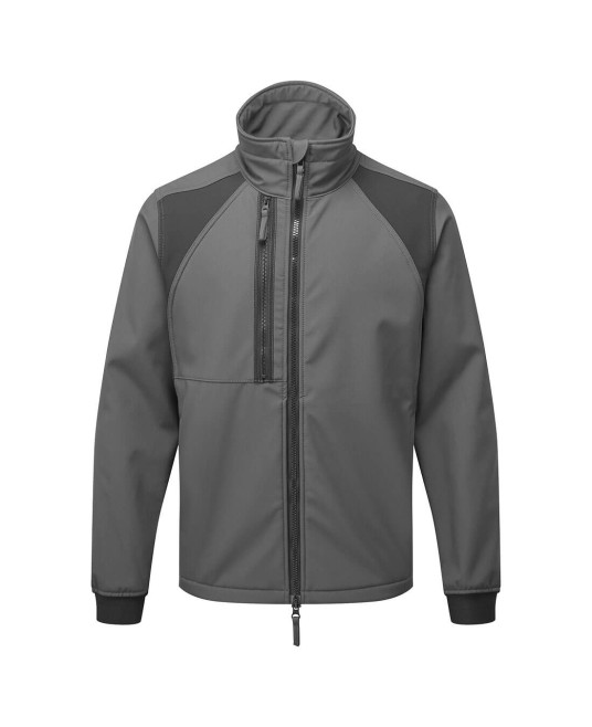 Jacheta softshell 2 straturi, 280g/m2 WX2  Gri metalic