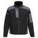 Jacheta softshell 3 straturi PW3, Negru/Gri