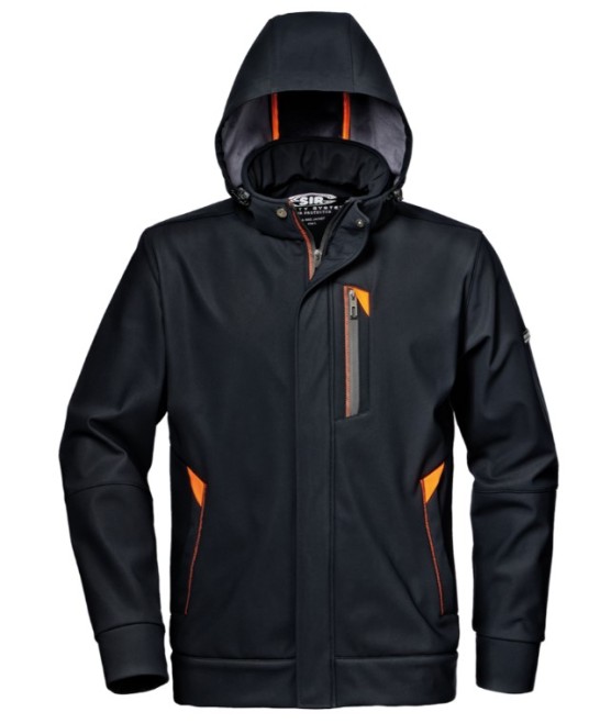 Jacheta softshell premium rezistenta la apa, negru