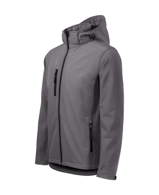 Jacheta softshell  cu gluga, Performance  barbati  Gri metalic