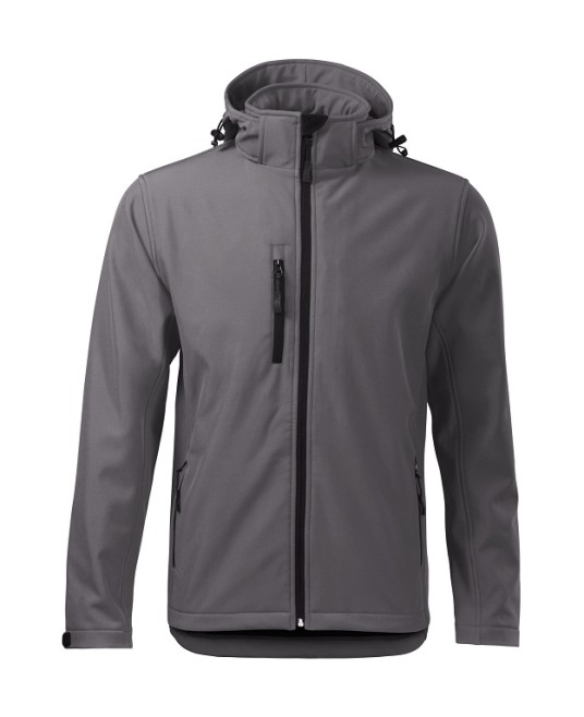Jacheta softshell  cu gluga, Performance  barbati  Gri metalic
