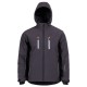 Jacheta softshell de iarna, membrana TPU, gri-negru Jacheta softshell de iarna, membrana TPU, gri-negru